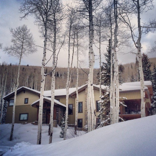 Park City House in Winter